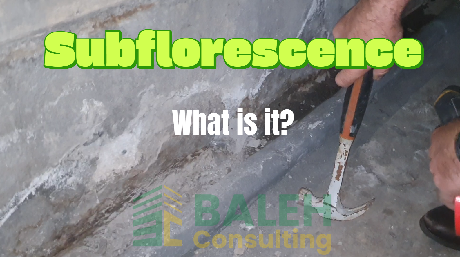 Why Subflorescence is more dangerous than Efflorescence?